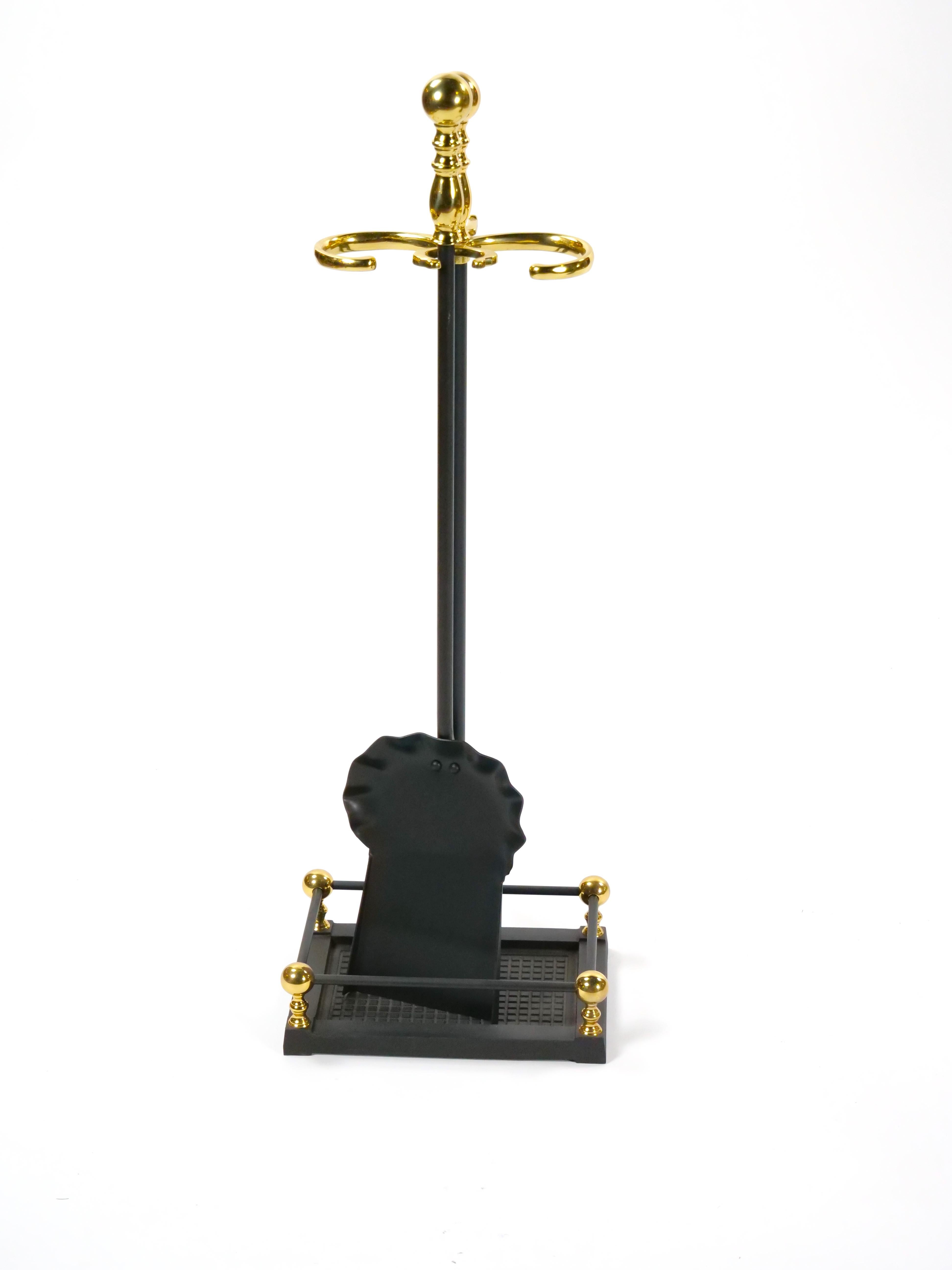 Nordamerikanisches Kaminbesteck aus Messing/Eisen des 20. Jahrhunderts im Angebot 6
