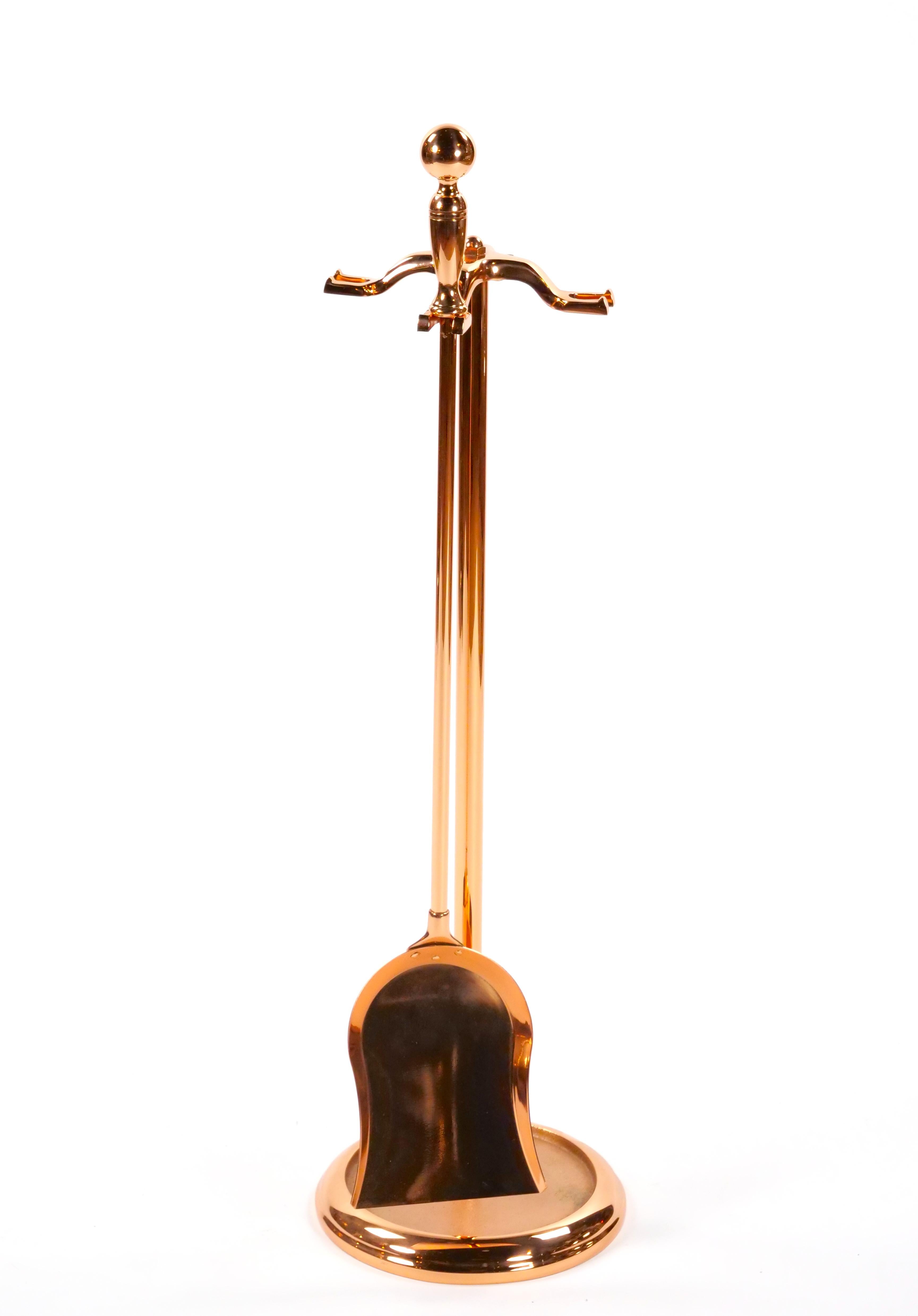 Herramientas de cobre para chimeneas norteamericanas del siglo XX en venta 2