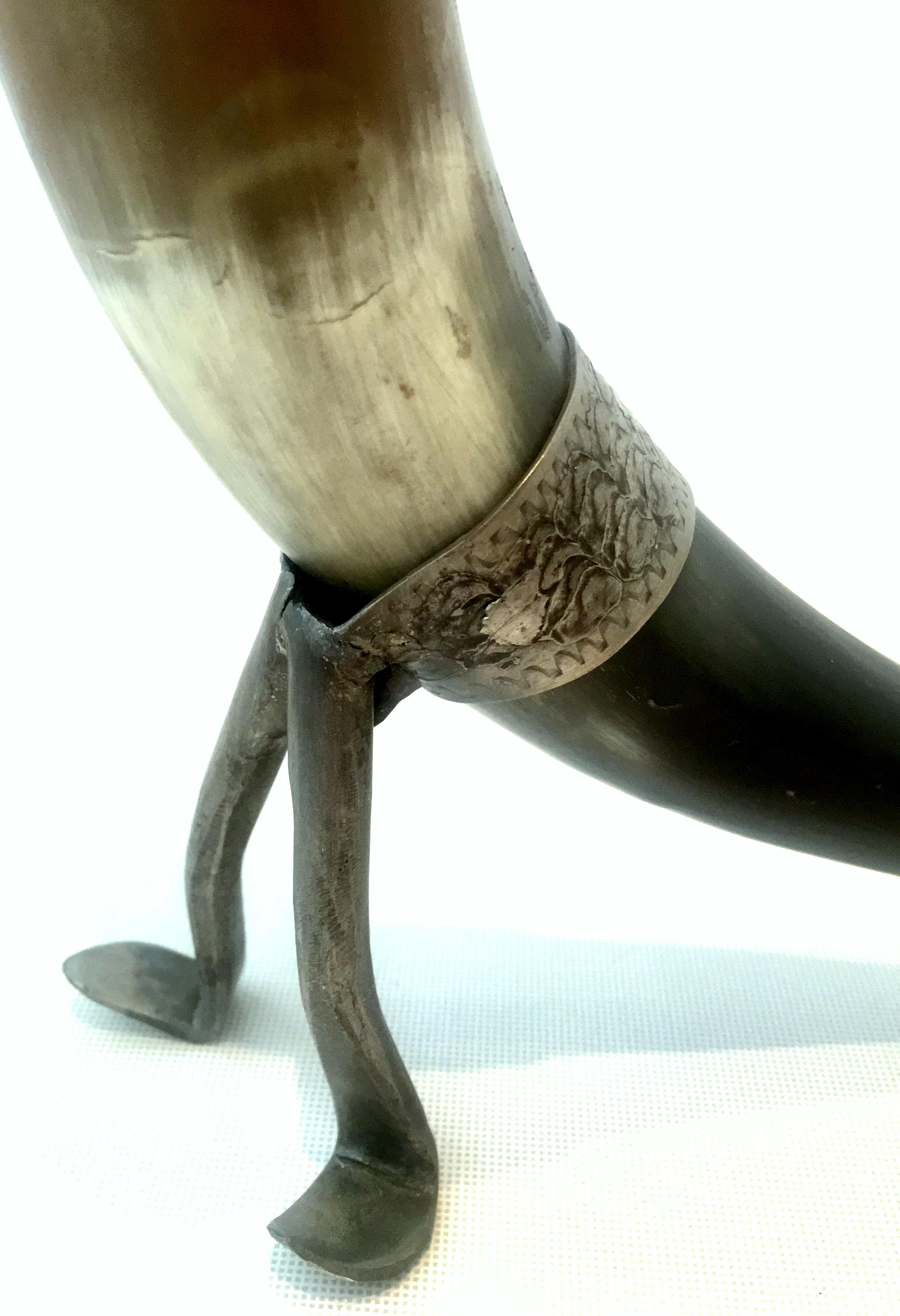 pewter drinking horn
