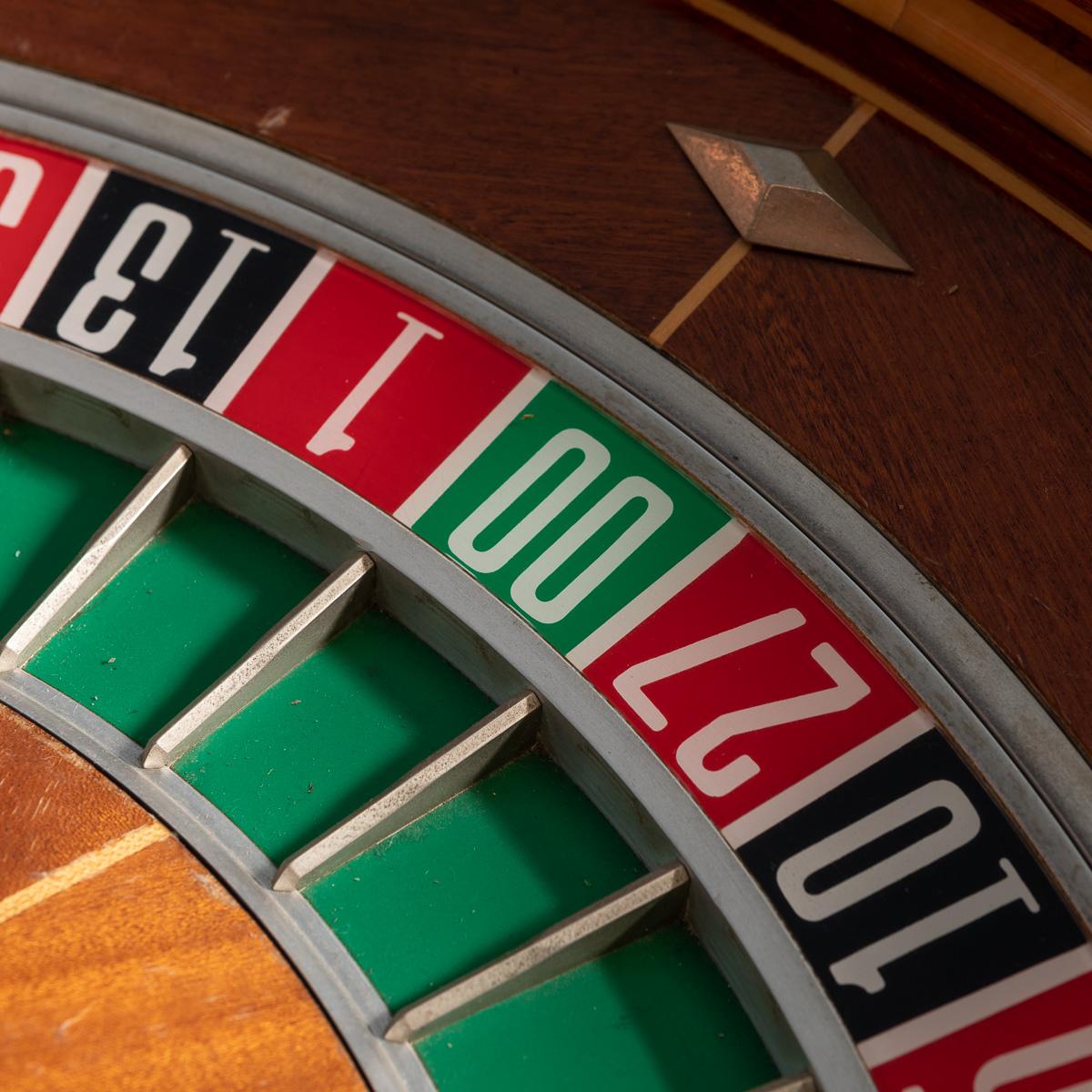 20th Century Novelty Coffee Table with a Working Roulette Wheel 5