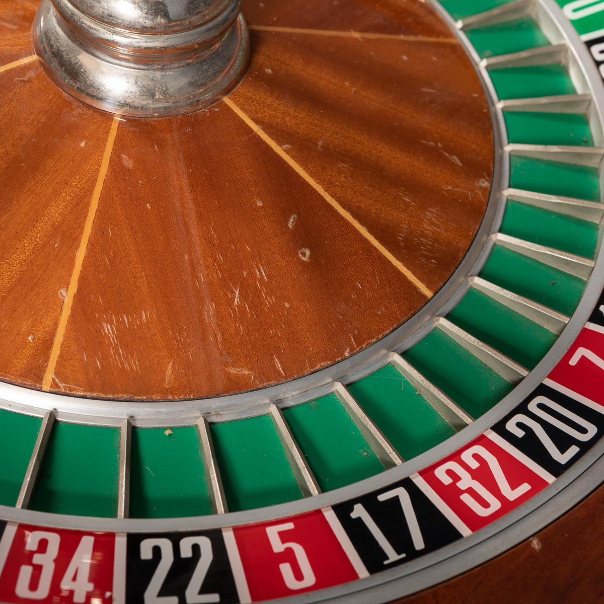 20th Century Novelty Coffee Table with a Working Roulette Wheel 8