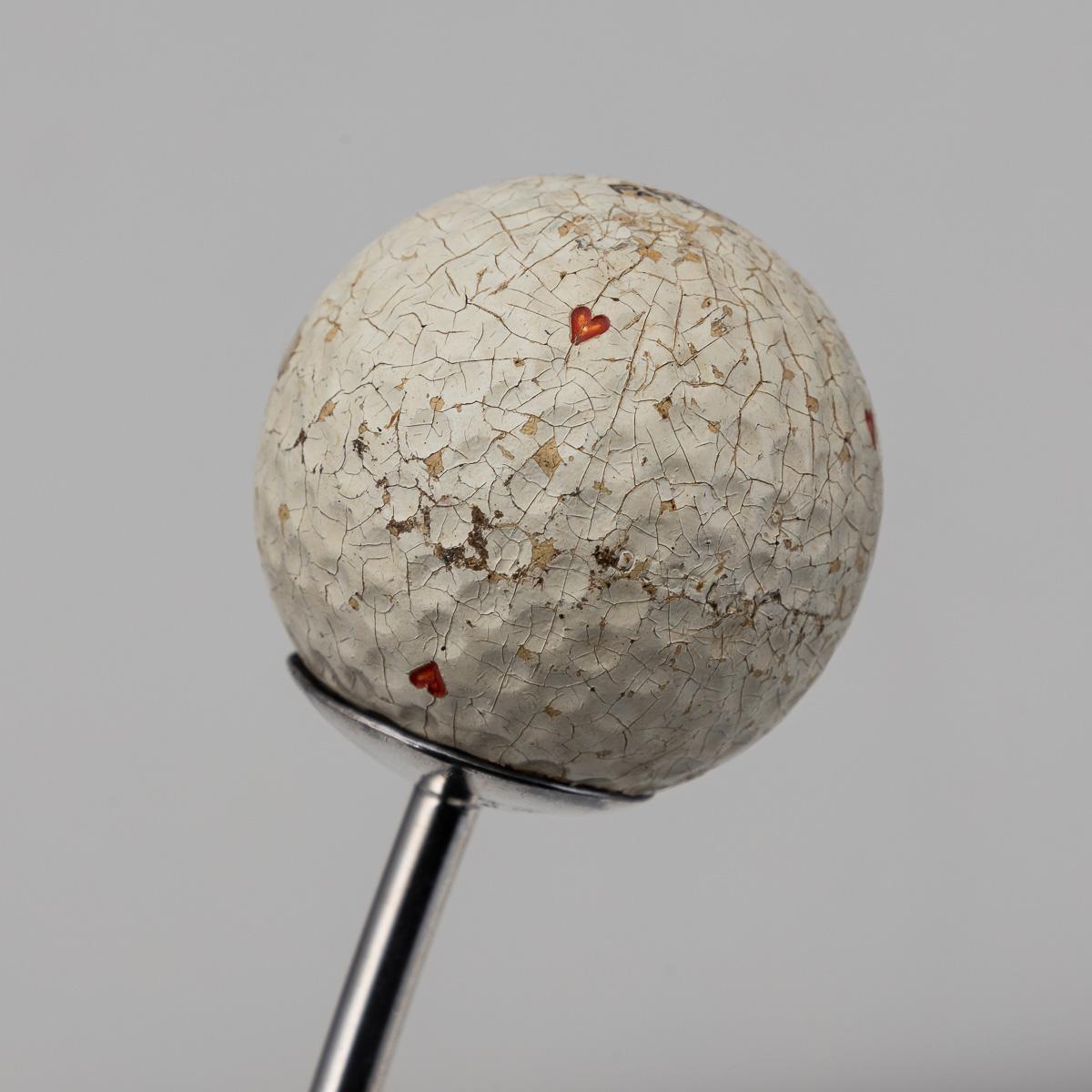 20th Century Novelty Golf Ball Cocktail Mixing Spoon c.1930 For Sale 4