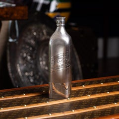 20th Century Novelty Solid Silver Large One Litre Johnnie Walker Whisky Bottle