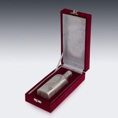 20. Jahrhundert Neuheit massivem Silber kleinen Johnnie Walker Whisky-Flasche