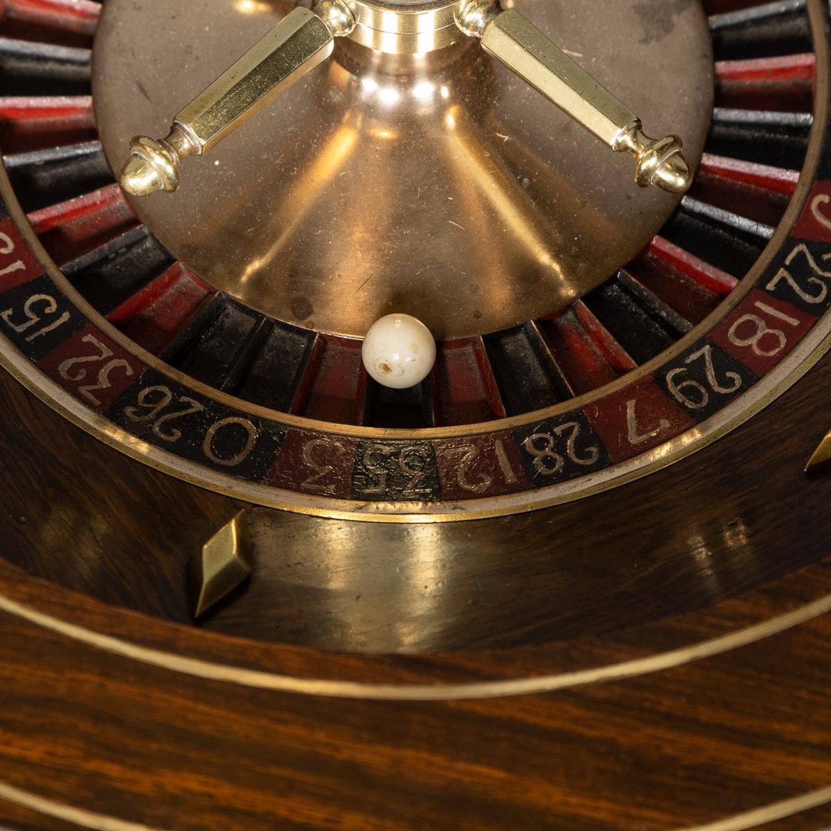 British 20th Century Novelty Working Roulette Wheel, c.1900