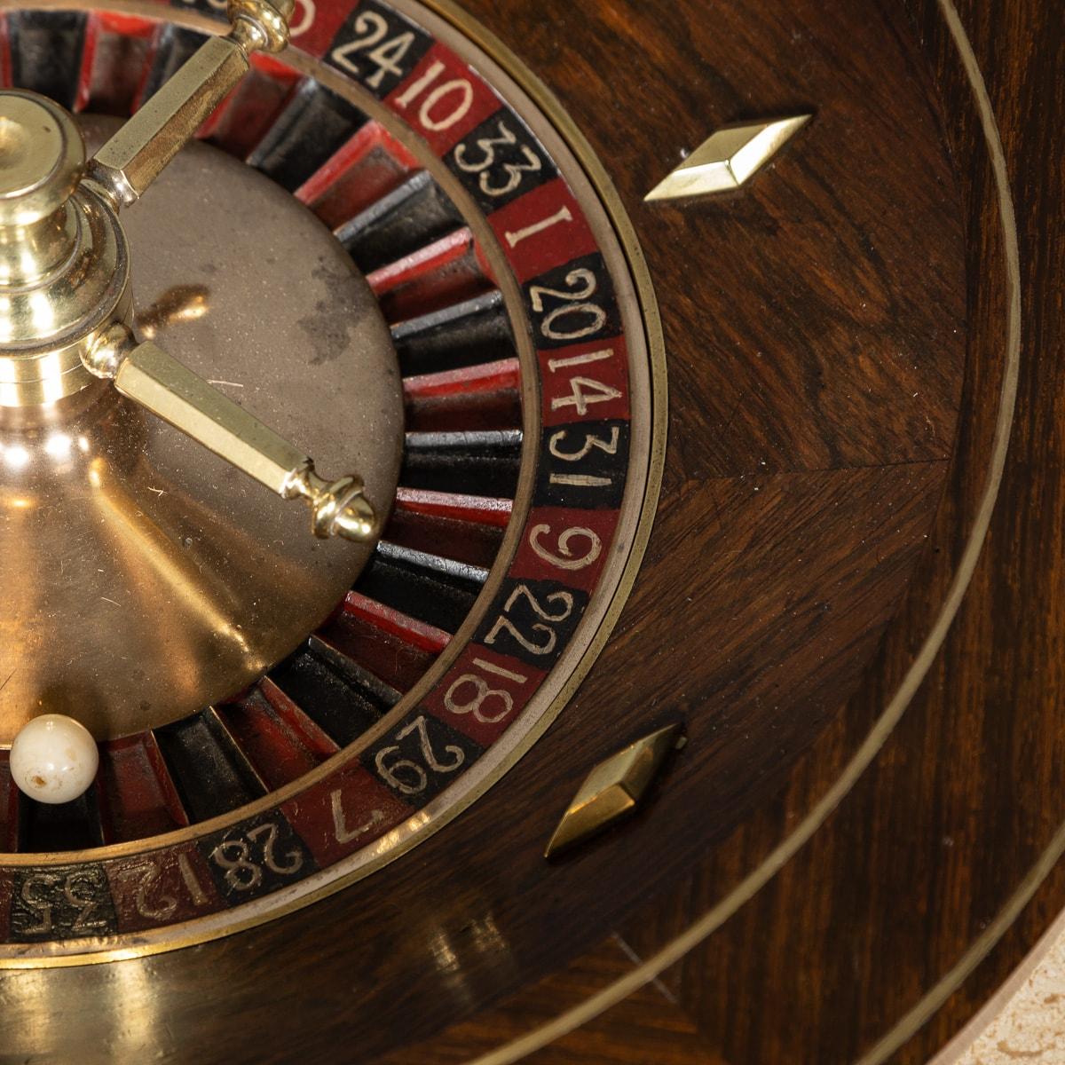20th Century Novelty Working Roulette Wheel, c.1900 In Good Condition In Royal Tunbridge Wells, Kent