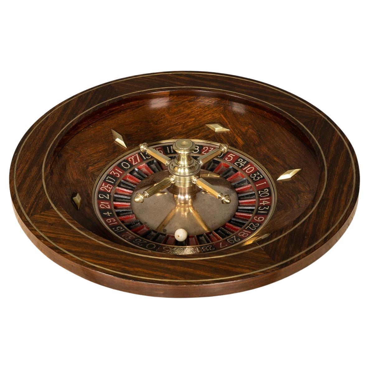20th Century Novelty Working Roulette Wheel, c.1900