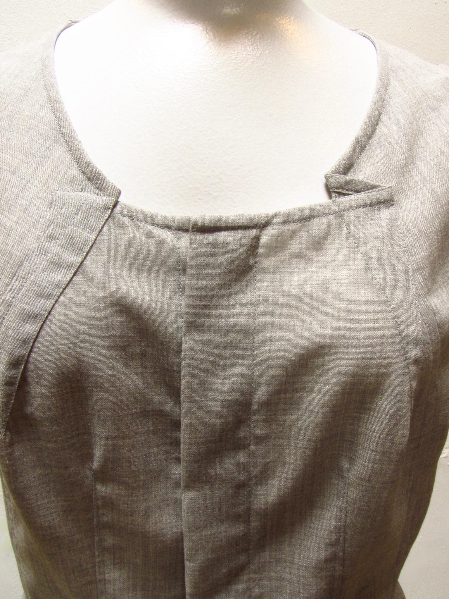 Siglo XX NWT Chaleco minimalista de dardos Comme des Garçons en Nuevo estado para la venta en Laguna Beach, CA
