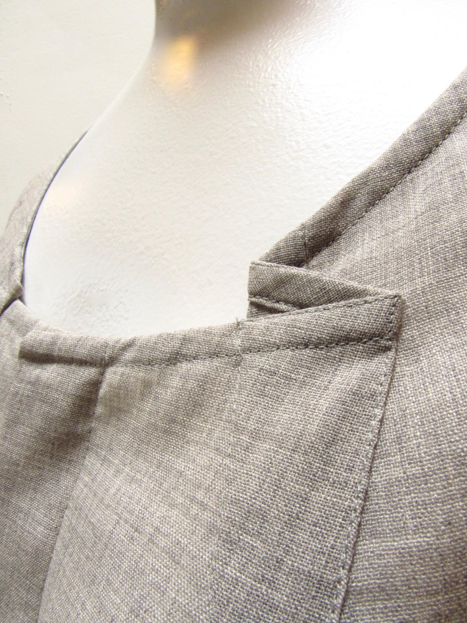 Gray 20th Century NWT Comme Des Garçons Minimalist Darted Vest For Sale