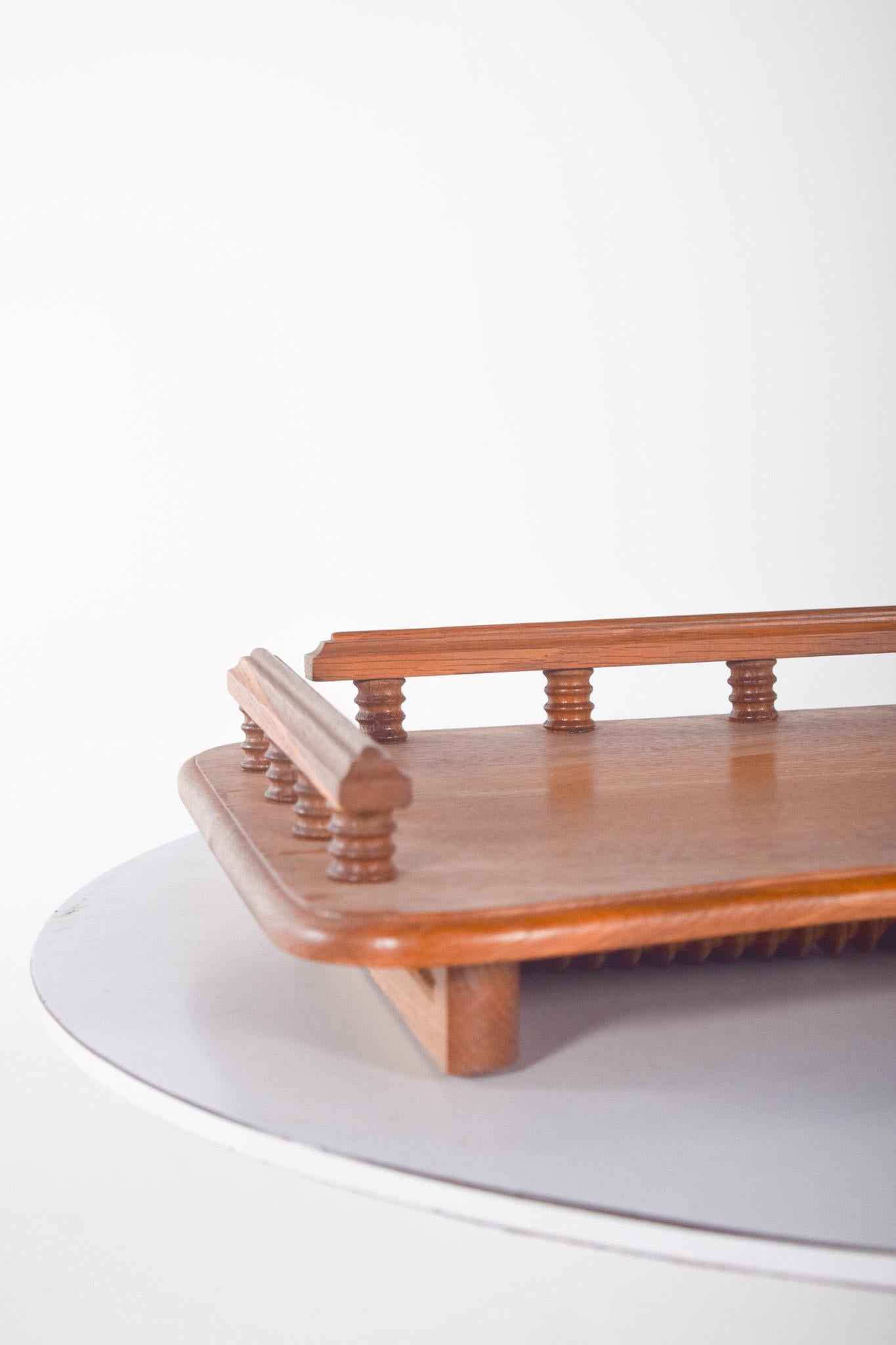 Romantic 20th Century Oak Bed Tray For Sale