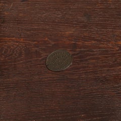 20th Century Oak Bobbin Stool with Turned Wood Legs