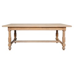 20th Century Oak Country House Farm Table
