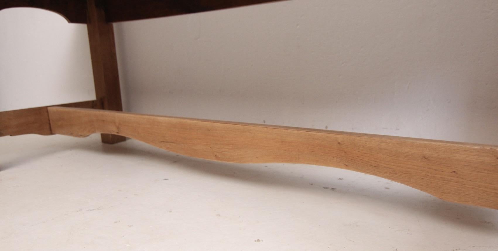 20th Century Oak Farm Dining Table 8