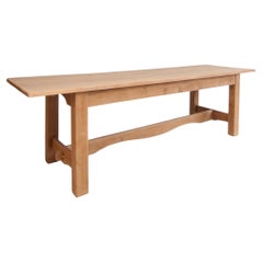 20th Century Oak Farm Dining Table