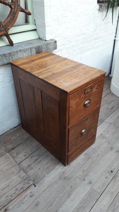 20th Century Oak Filing Cabinet