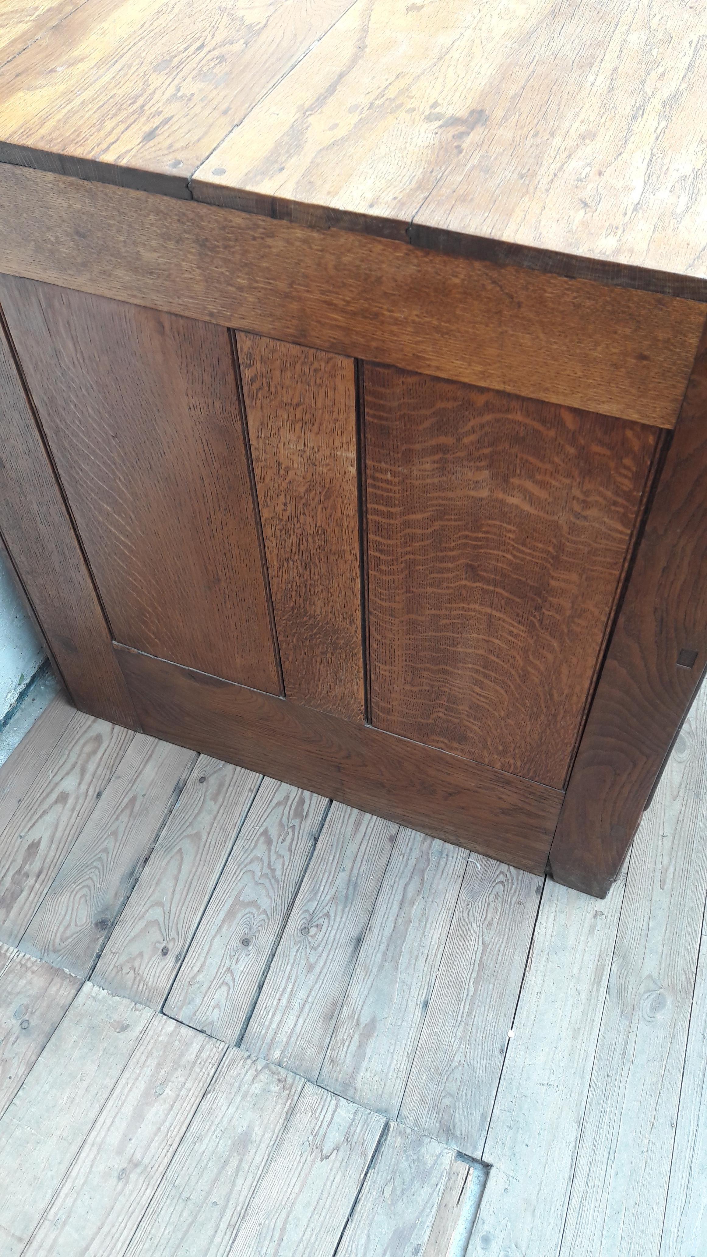 Mid-20th Century 20th Century Oak Filing Cabinet For Sale