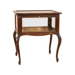 20th-Century Oak Tea Cabinet in Brown