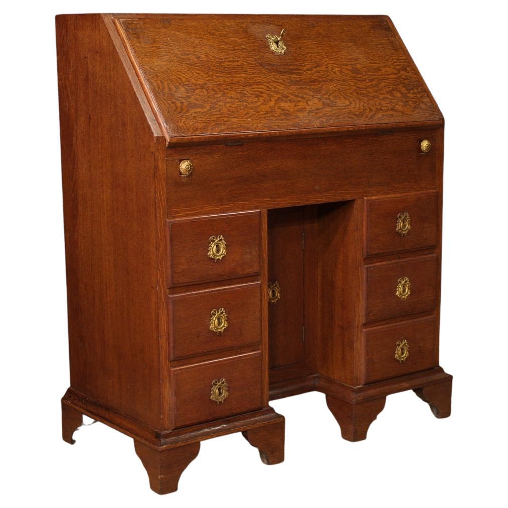 20th Century Oak Wood Dutch Bureau Desk, 1920