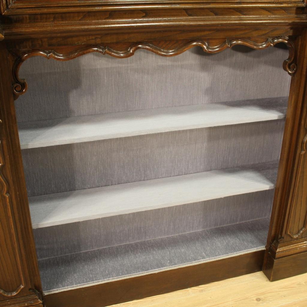 Mid-20th Century 20th Century Oakwood French in Baroque Style Bookcase, 1960