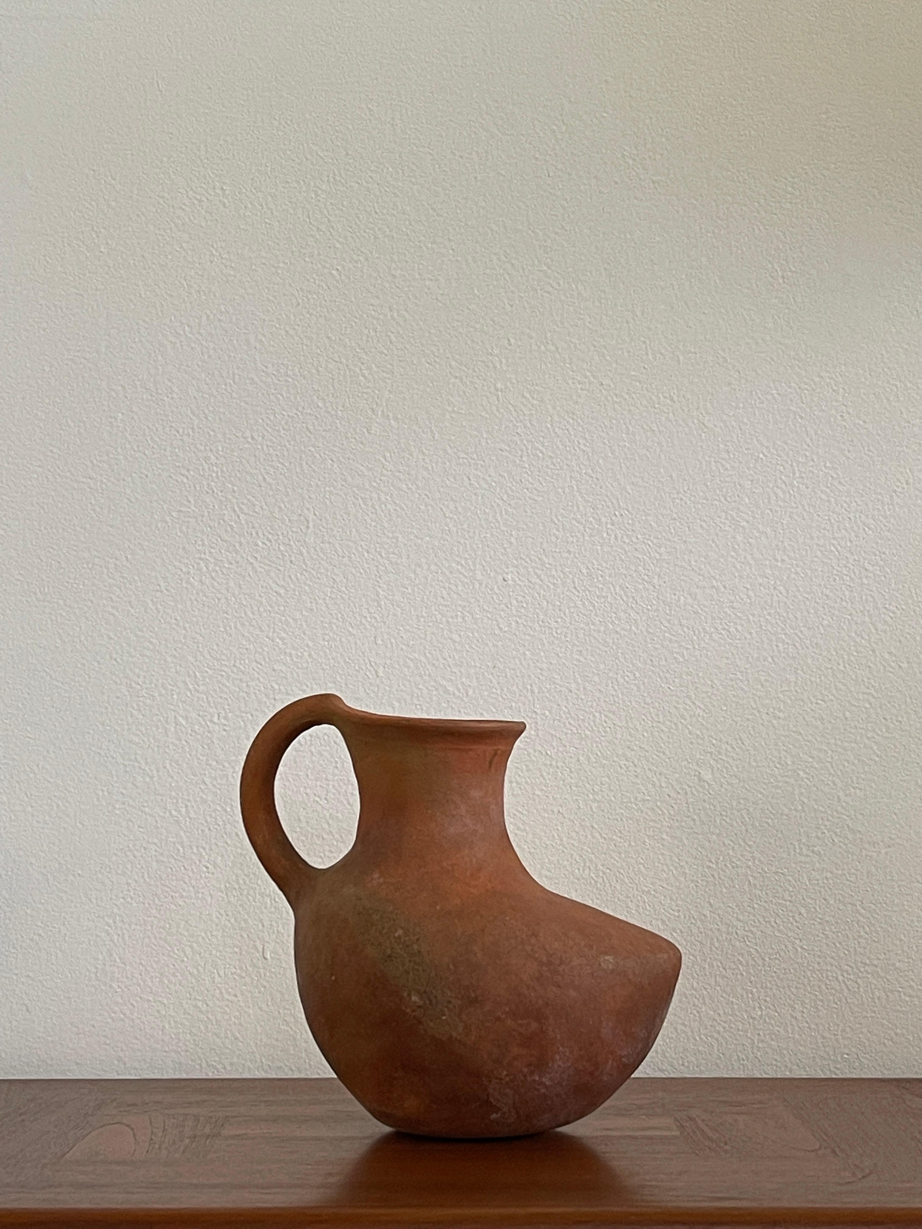 Native American 20th Century Oaxacan Ceramic Pitcher For Sale