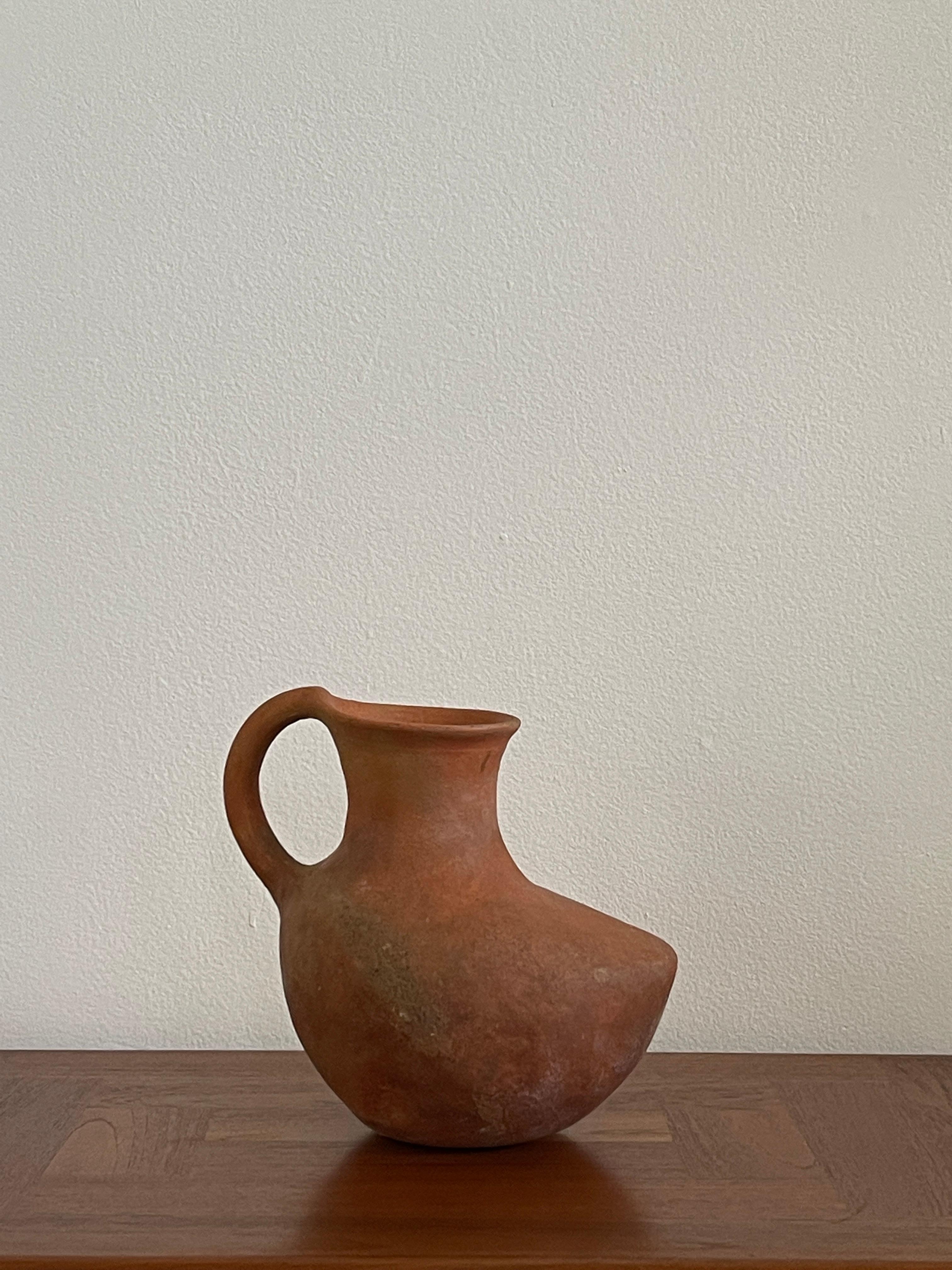 Mexican 20th Century Oaxacan Ceramic Pitcher For Sale