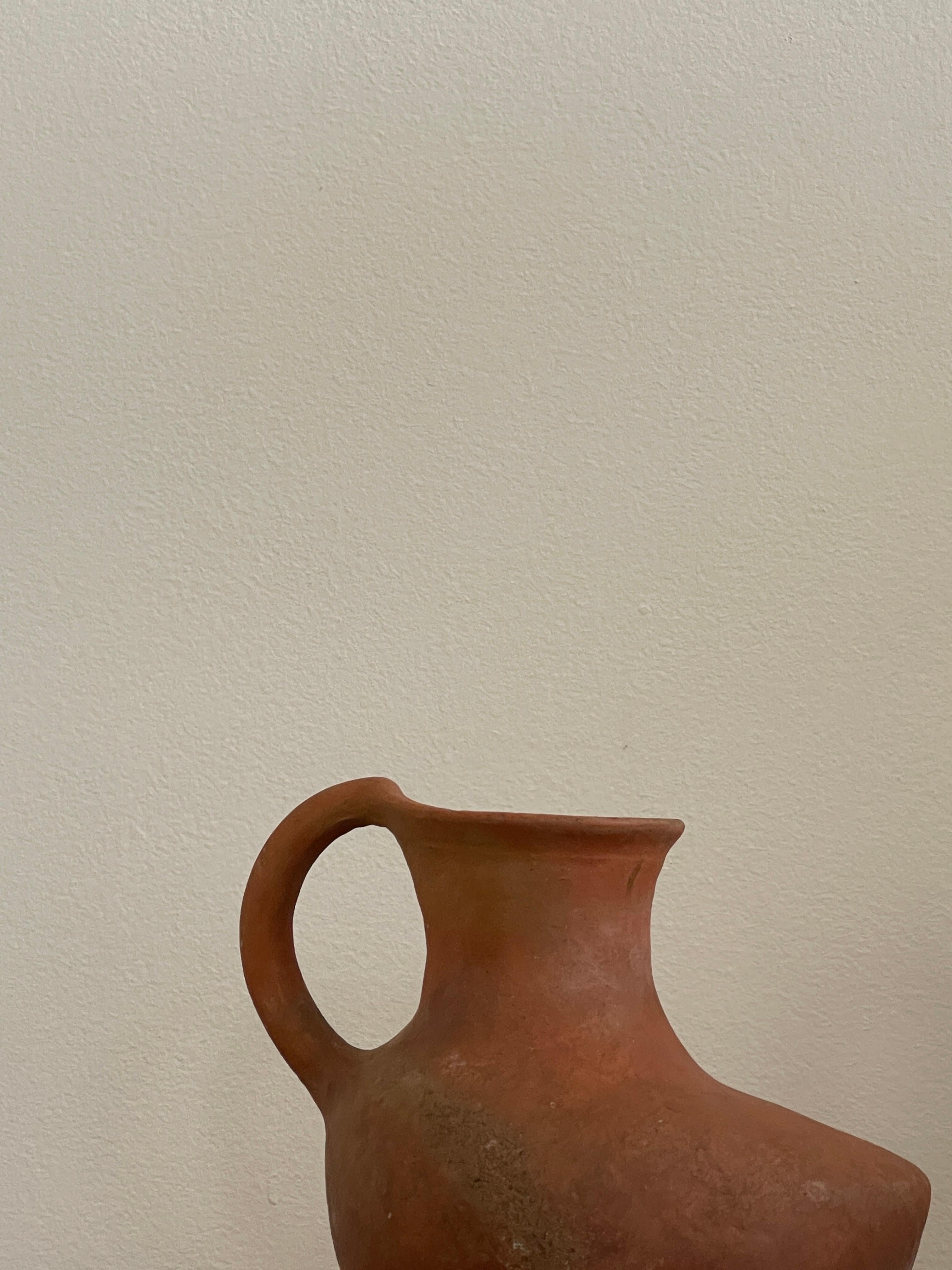 Hand-Crafted 20th Century Oaxacan Ceramic Pitcher For Sale