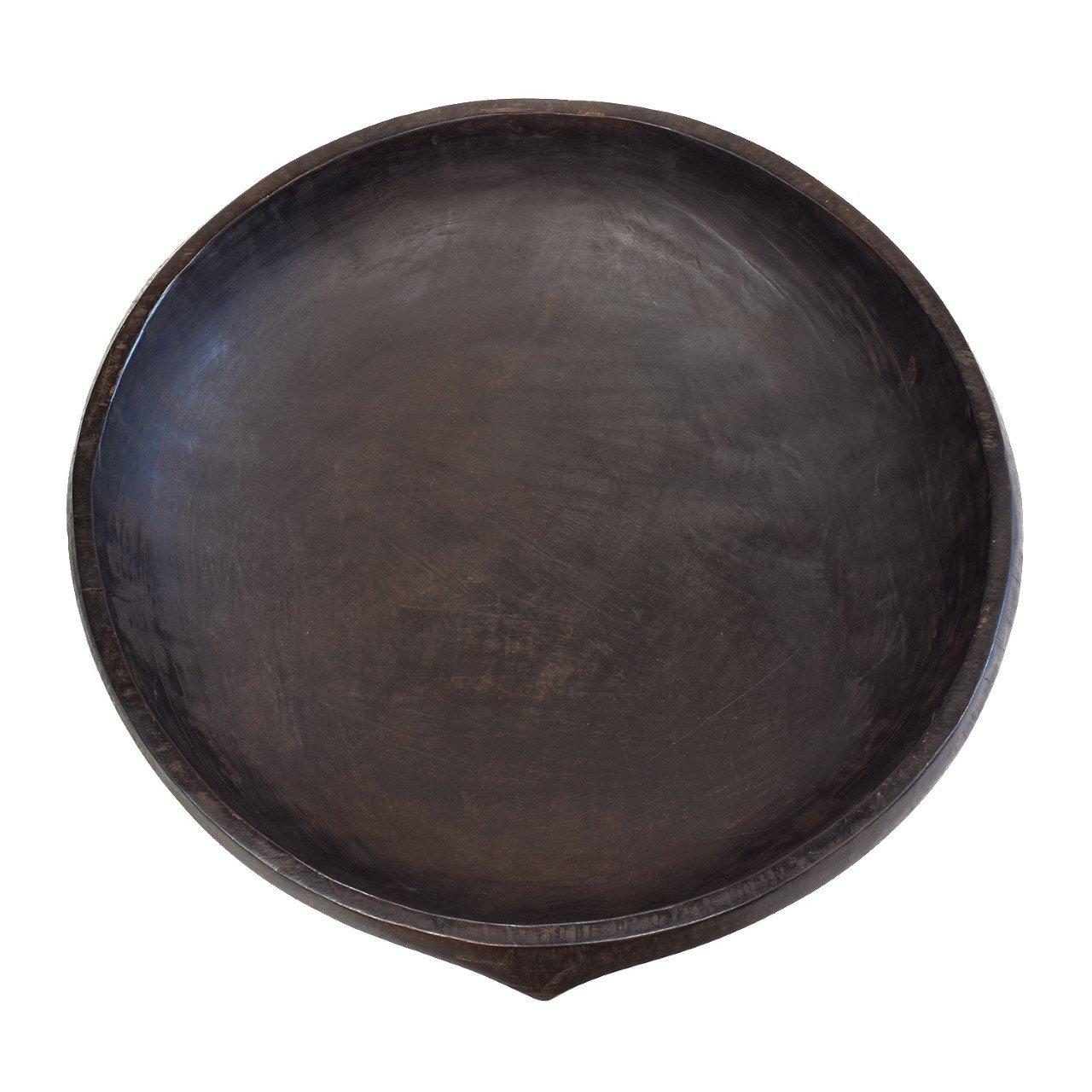 Plato de Comilona de Madera Oceánica del Siglo XX con Motivo de Zorro Volador Estilizado Otro en venta