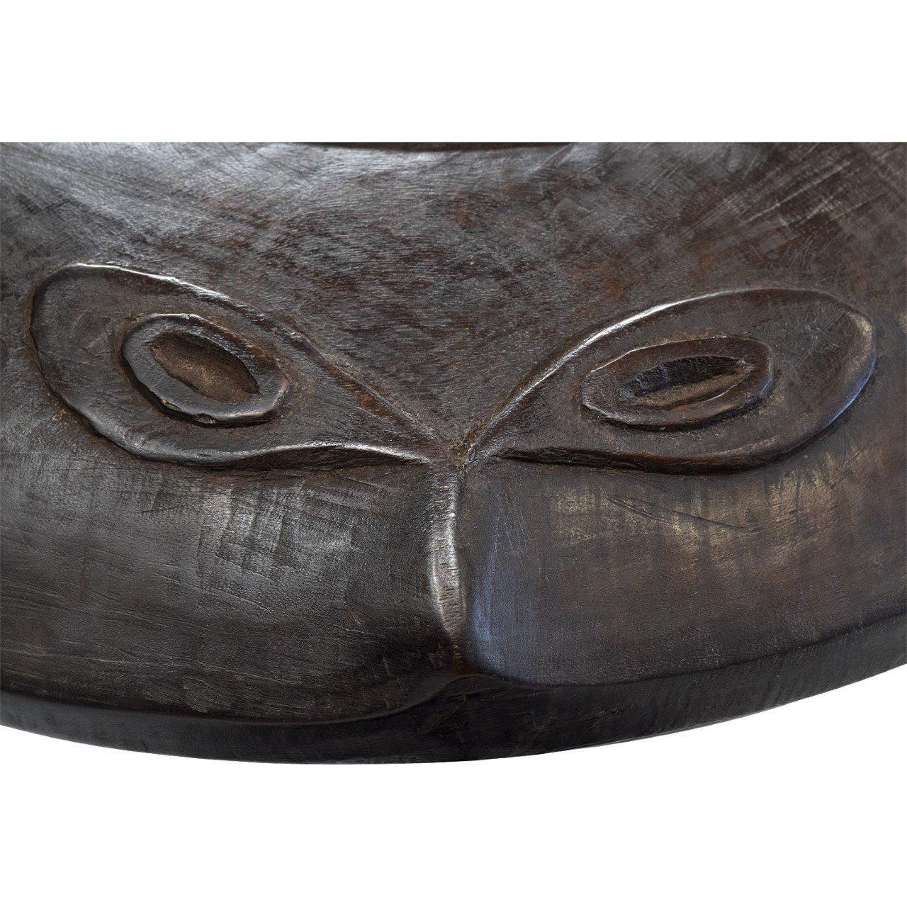 Plato de Comilona de Madera Oceánica del Siglo XX con Motivo de Zorro Volador Estilizado en Bueno estado para la venta en Point Richmond, CA