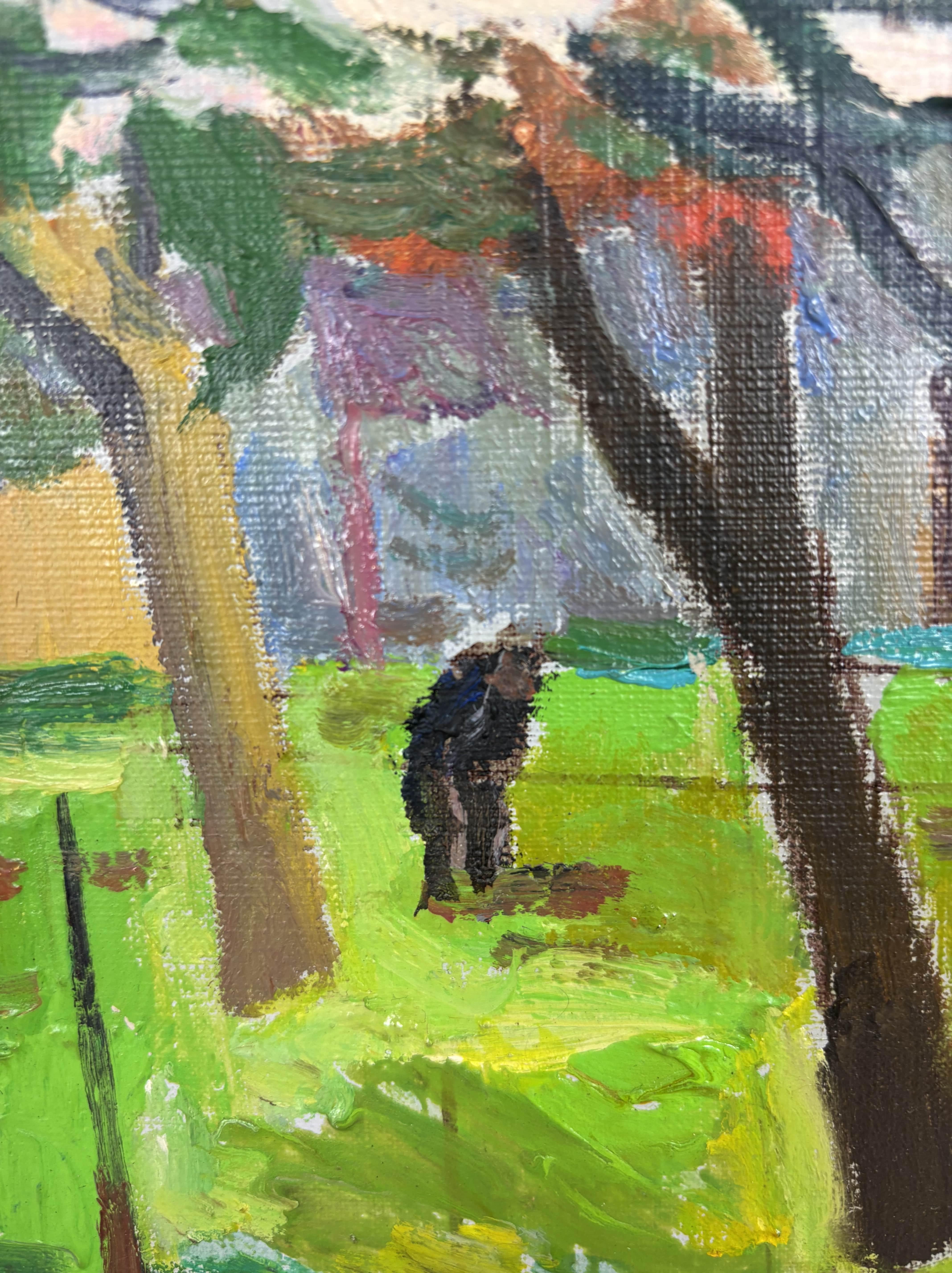 20th century Oil On Canvas By Franck Innocent (1912-1983), France For Sale 1