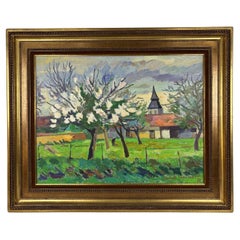 Ölgemälde auf Leinwand des 20. Jahrhunderts von Franck Innocent (1912-1983), Frankreich