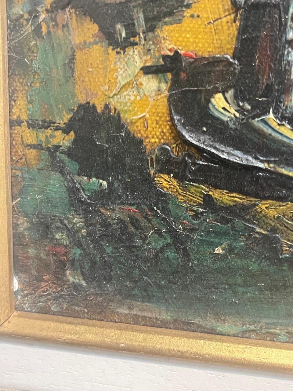 20. Jahrhundert Öl auf Leinwand von Henry Maurice D'Anty im Zustand „Gut“ im Angebot in Houston, TX
