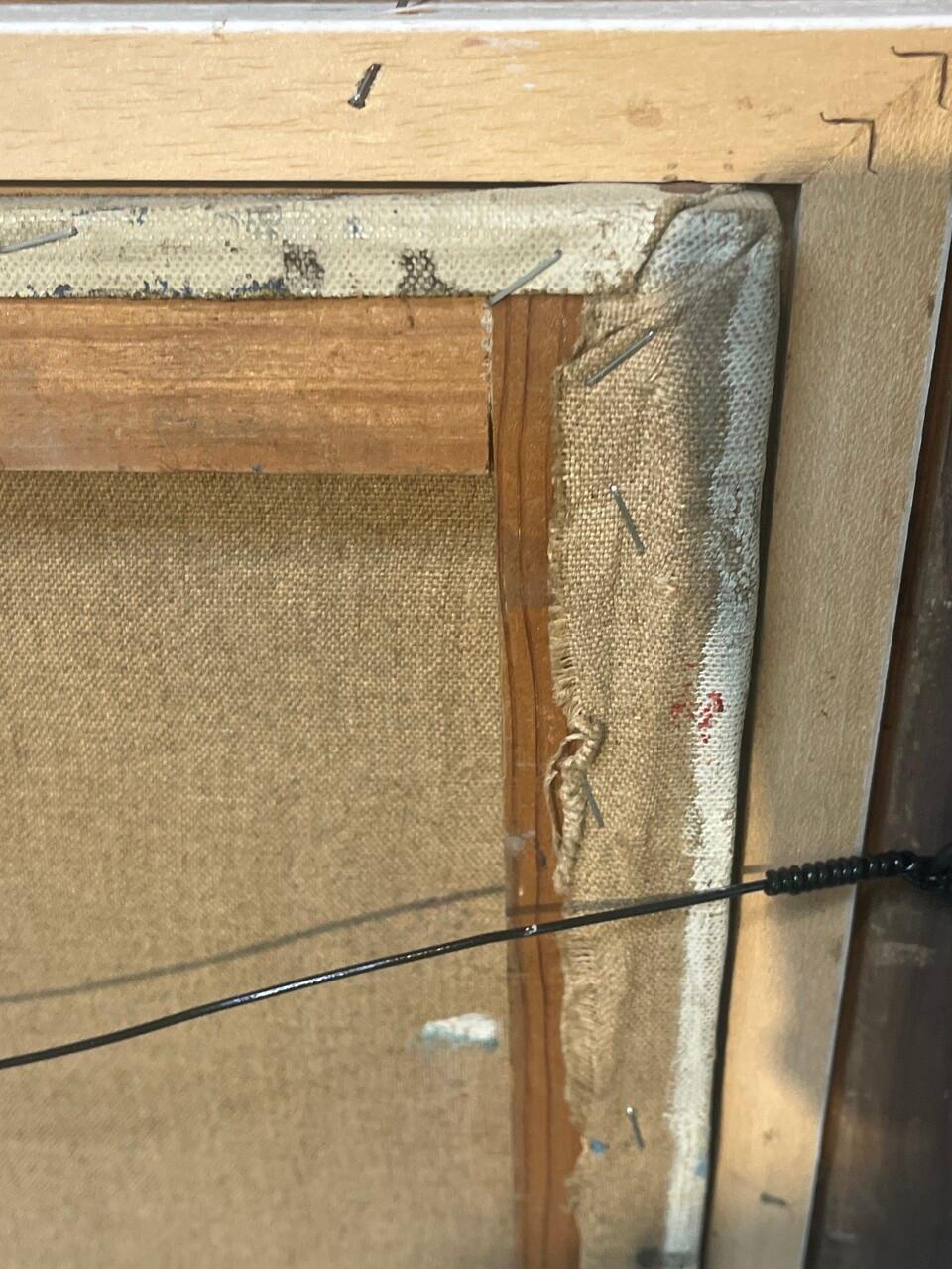 20. Jahrhundert Öl auf Leinwand von Henry Maurice D'Anty im Angebot 3