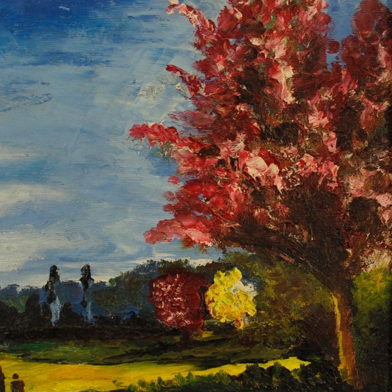 20th Century Oil On Canvas French Impressionist Style ... 20th Century Oil On Canvas French Impressionist Style ...
