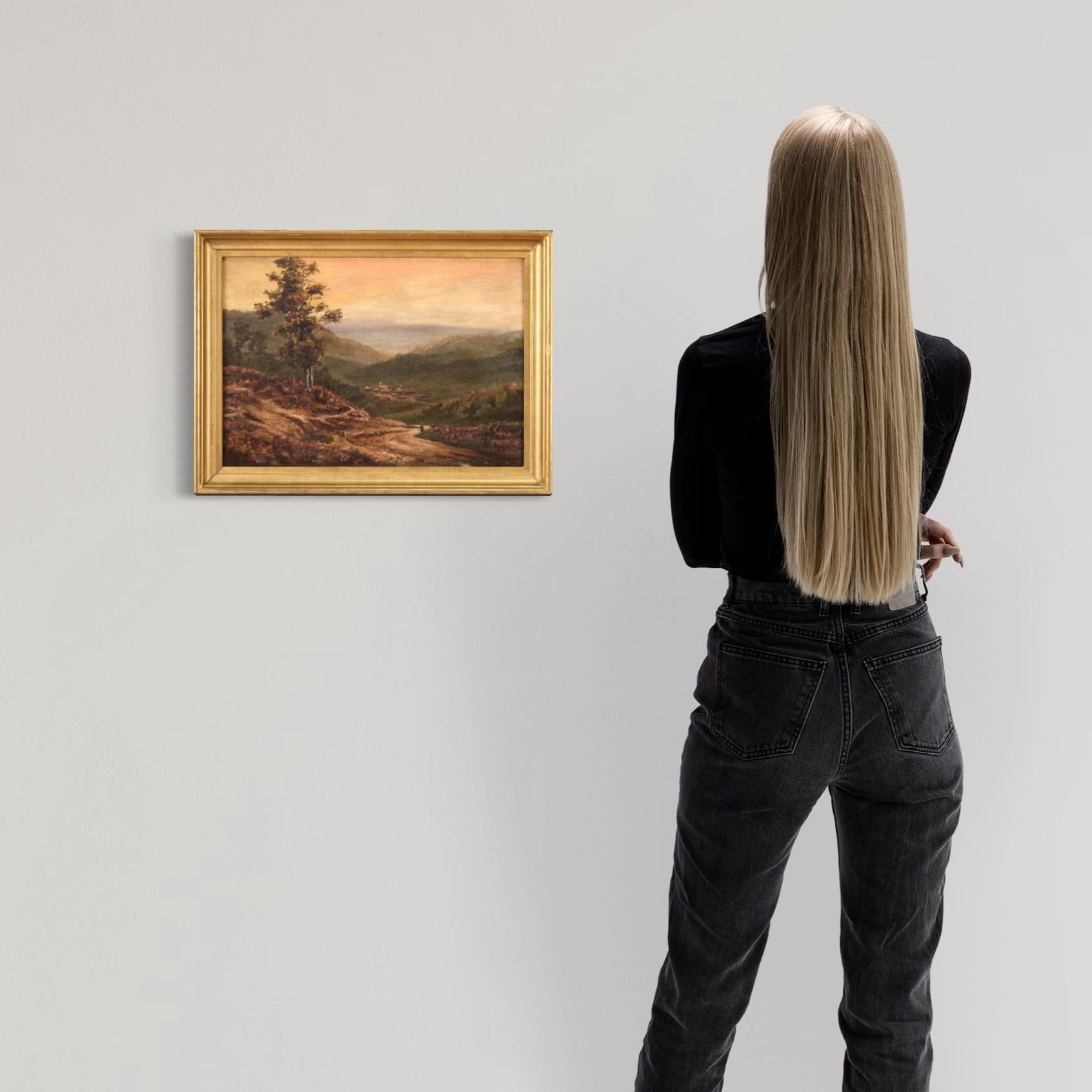 A olio 20th Century Oil on Canvas French Landscape Painting, 1920 in vendita