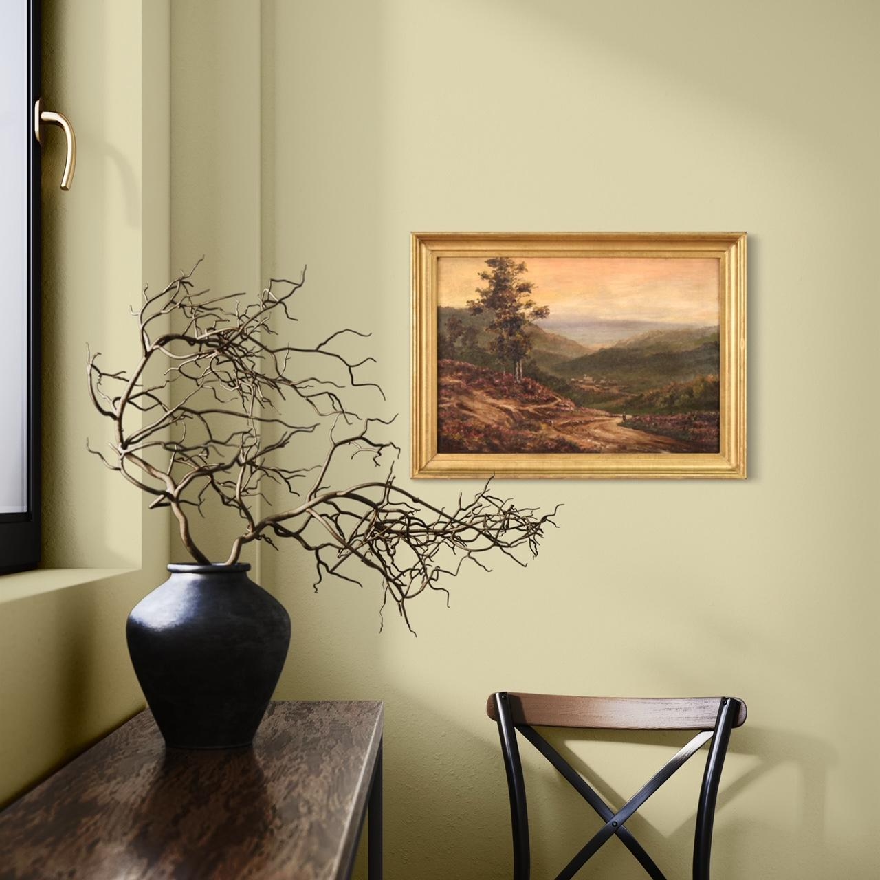 Tela 20th Century Oil on Canvas French Landscape Painting, 1920 in vendita