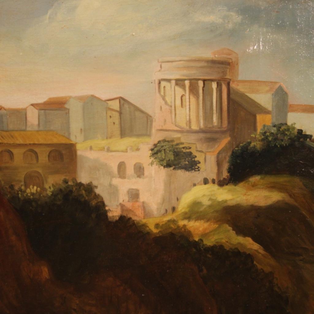 20th Century Oil on Canvas Italian Landscape Painting, 1970 6