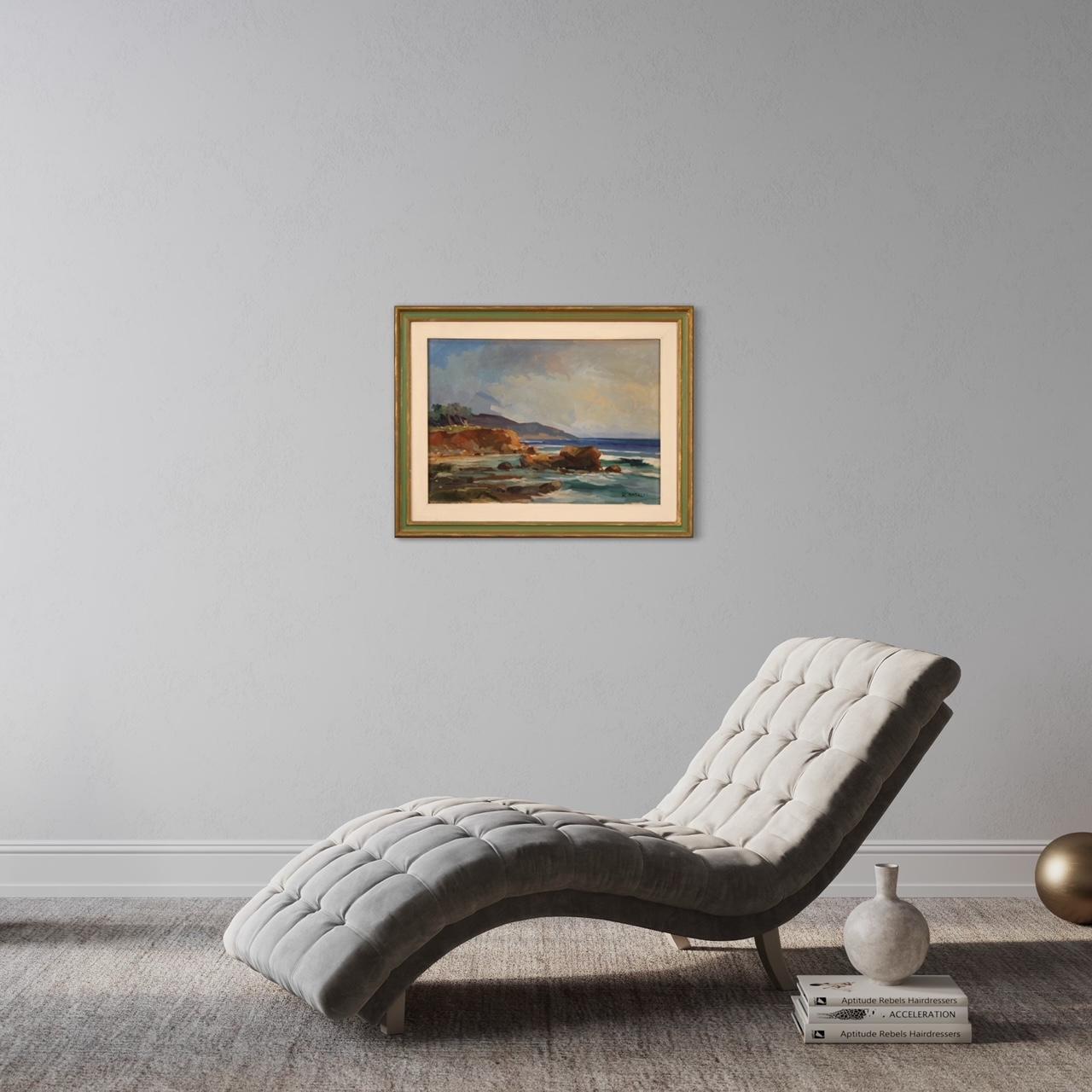 20th Century Oil on Canvas Italian Landscape Painting Signed R. Natali, 1950 2