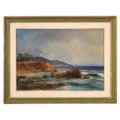 20th Century Oil on Canvas Italian Landscape Painting Signed R. Natali, 1950