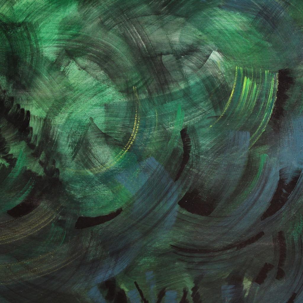 20th Century Oil on Canvas Italian Landscape Signed and Dated Painting, 1993 (Italienisch) im Angebot