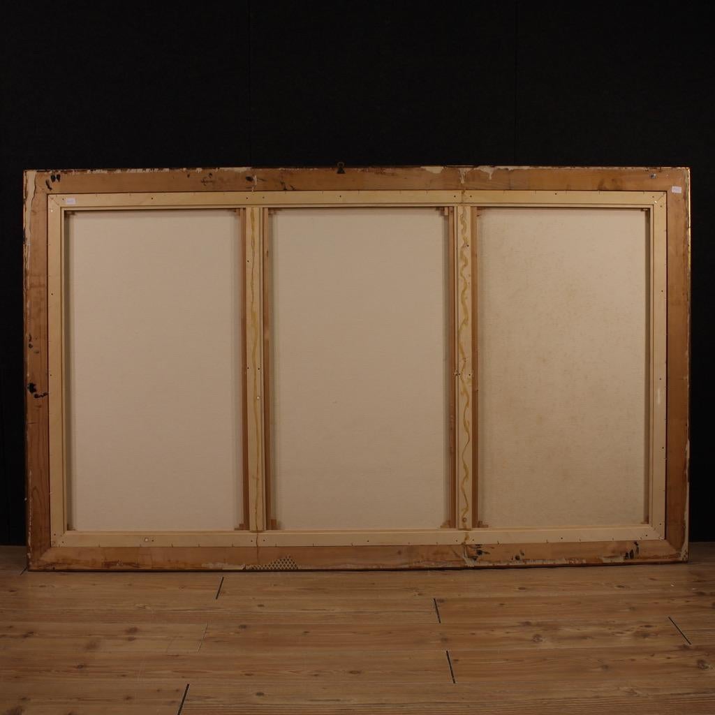 20th Century Oil on Canvas Italian Landscape Signed and Dated Painting, 1993 im Angebot 2