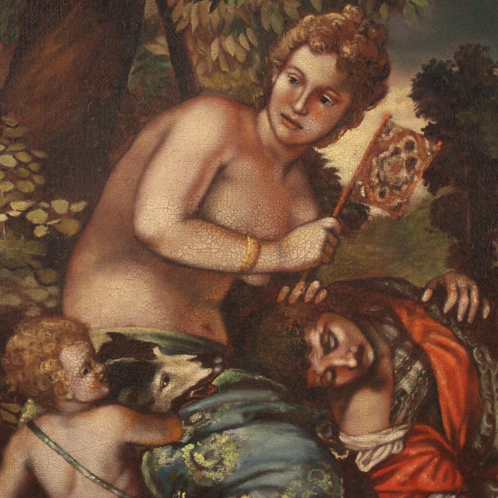 20th Century Oil on Canvas Italian Mythological Painting, 1960 1
