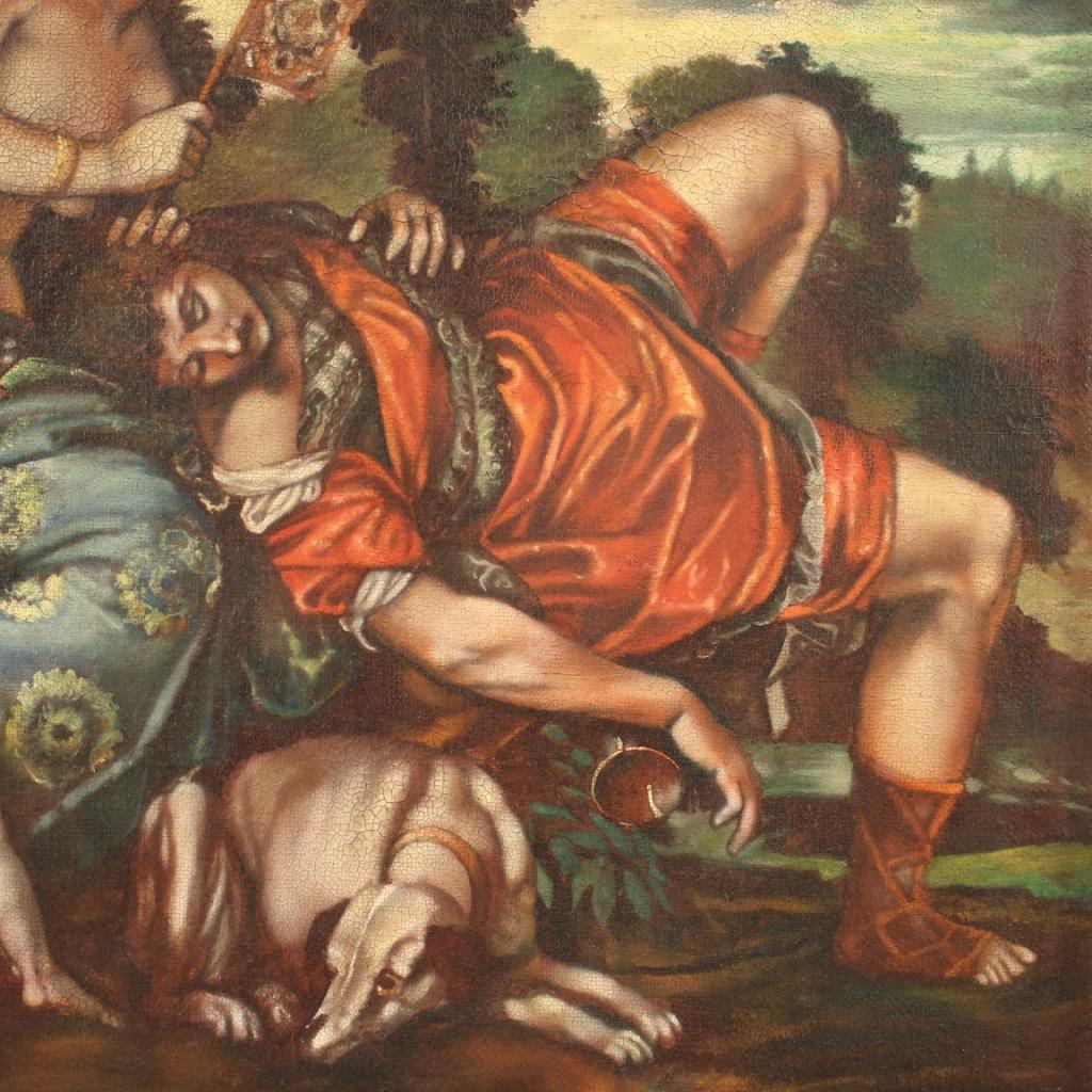 20th Century Oil on Canvas Italian Mythological Painting, 1960 2