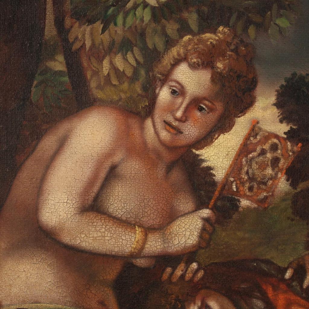 20th Century Oil on Canvas Italian Mythological Painting, 1960 4