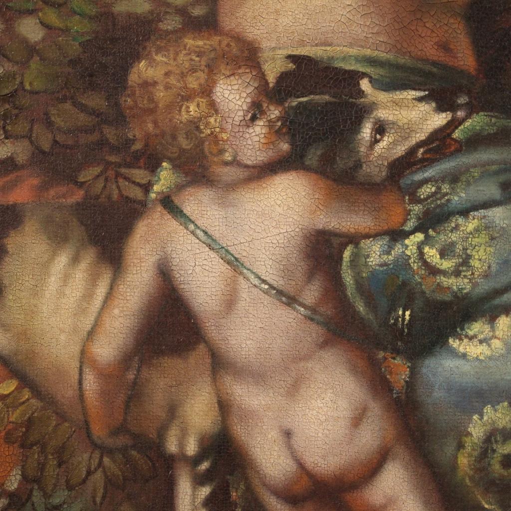 20th Century Oil on Canvas Italian Mythological Painting, 1960 6