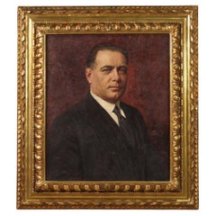 20. Jahrhundert Öl auf Leinwand Italienisches Porträtgemälde Signiert Garino Datiert 1931