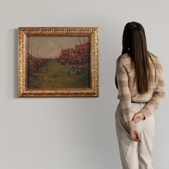 20th Century Oil on Canvas Italian Signed Ellena Landscape Painting, 1992