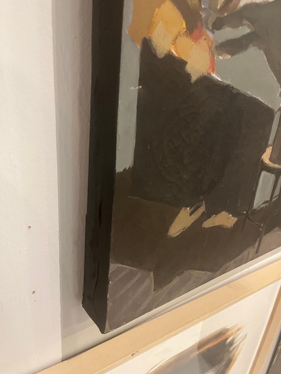 20. Jahrhundert Öl auf Leinwand Liegender Akt im Zustand „Gut“ im Angebot in Houston, TX