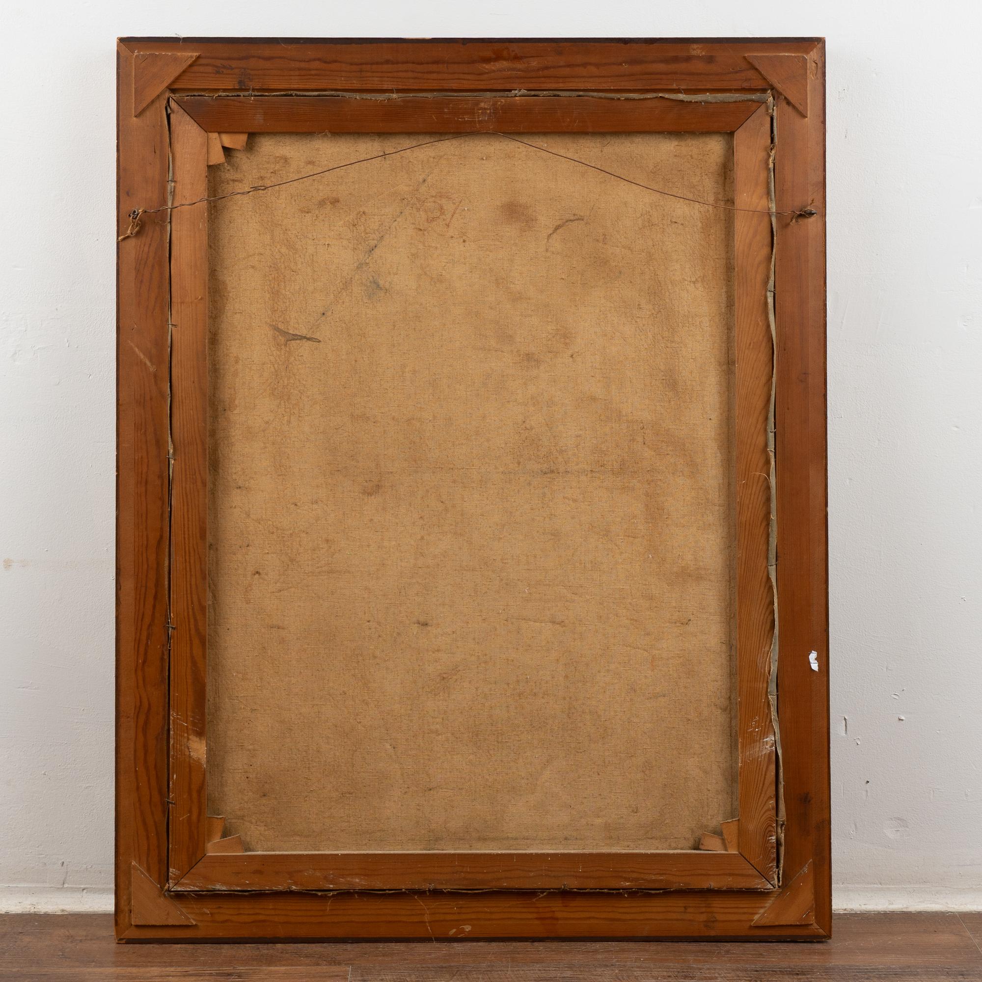 Siglo XX Óleo sobre lienzo Autorretrato del artista, firmado C. Hornung-Jensen en venta 6