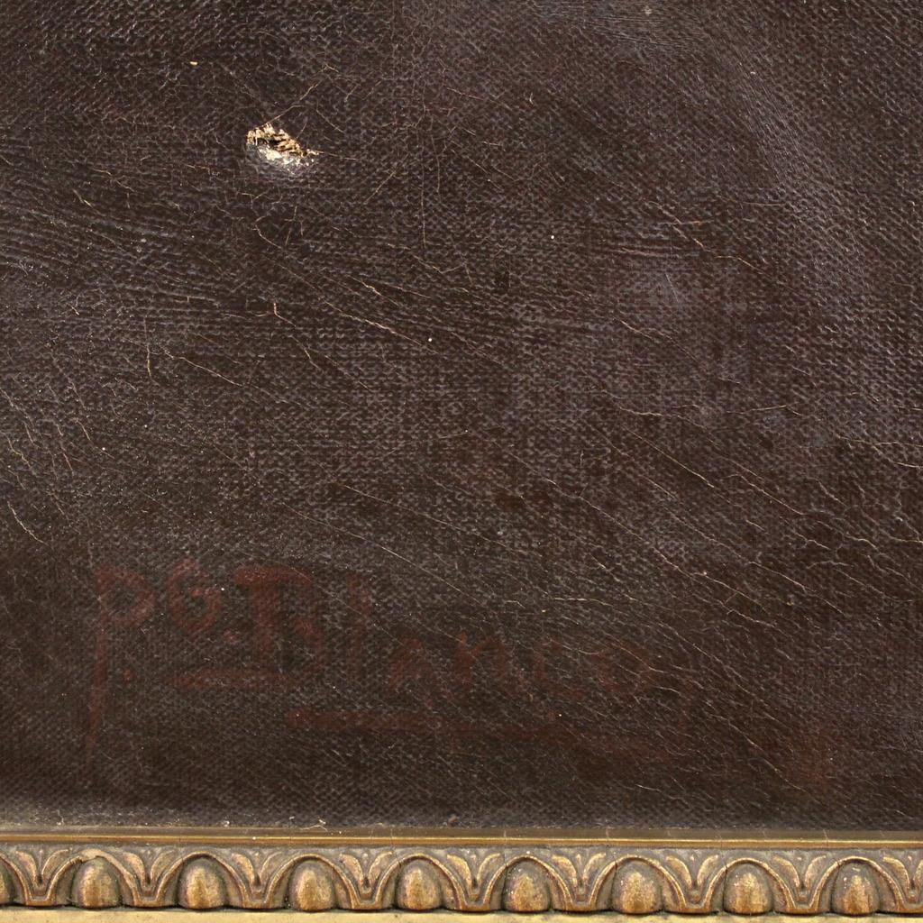 20. Jahrhundert Öl auf Leinwand Spanische Malerei Innenszene, 1920 im Angebot 1