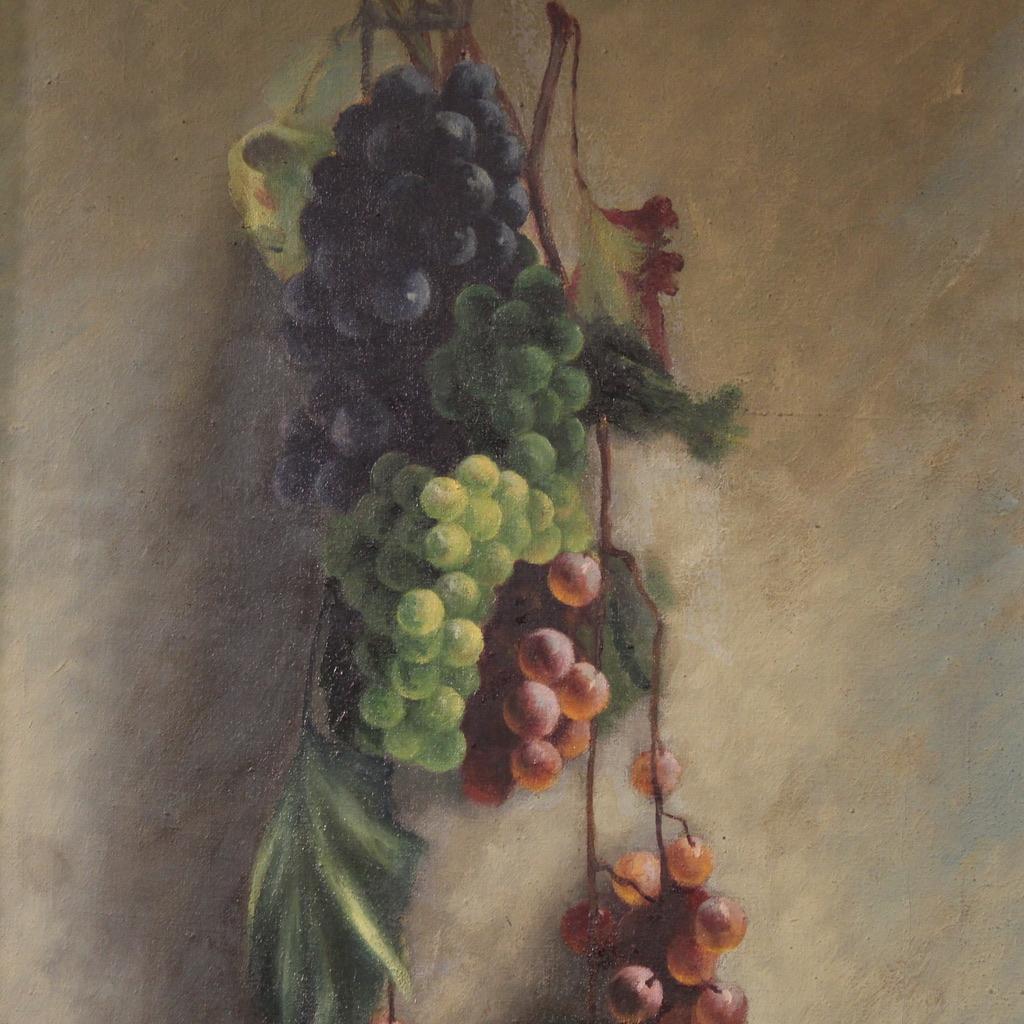 20th Century Oil on Canvas Still Life Italian Signed and Dated Painting, 1919 im Angebot 4